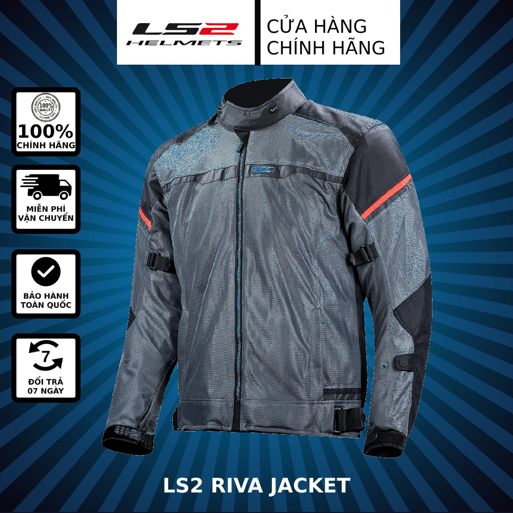 LS2 Riva man waterproof armor hoodie