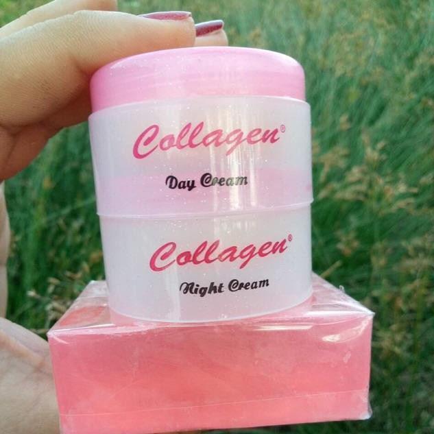 Kem nám tàn nhang cặp Collagen Plus Vit E