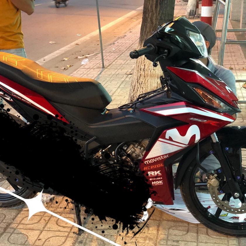 [ QUÍ KHÁCH VUI LÒNG MANG TEM RA TIỆM CHO THỢ DÁN] TEM RỜI winner movistar dán xe đỏ