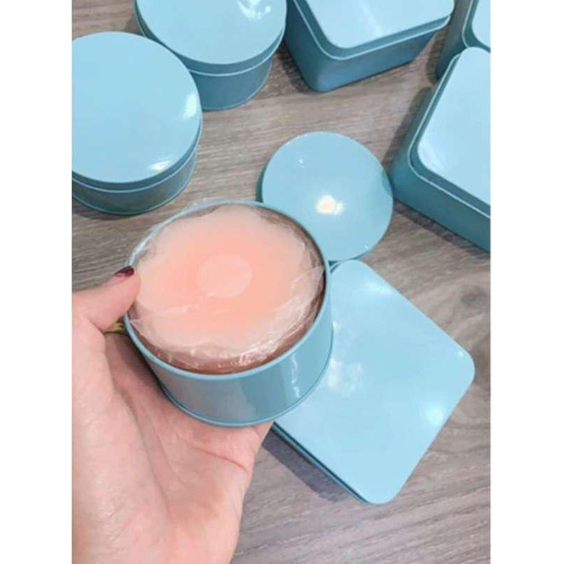 Hộp 5 đôi (10 miếng) dán ti Silicon dán nhũ hoa