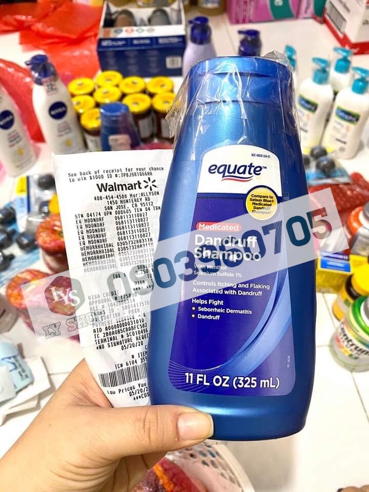 DẦU GỘI GÀU EQUATE DANDRUFF SHAMPOO 325ml