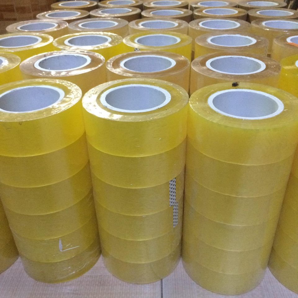 Băng dính 0.5kg lõi nhựa siêu mỏng