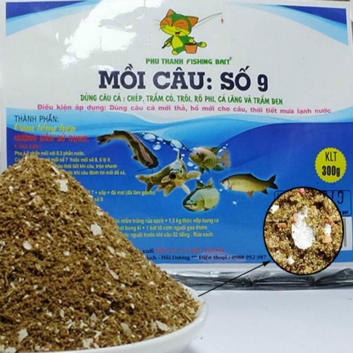 Mồi câu số 9, hãng mồi câu phú thành