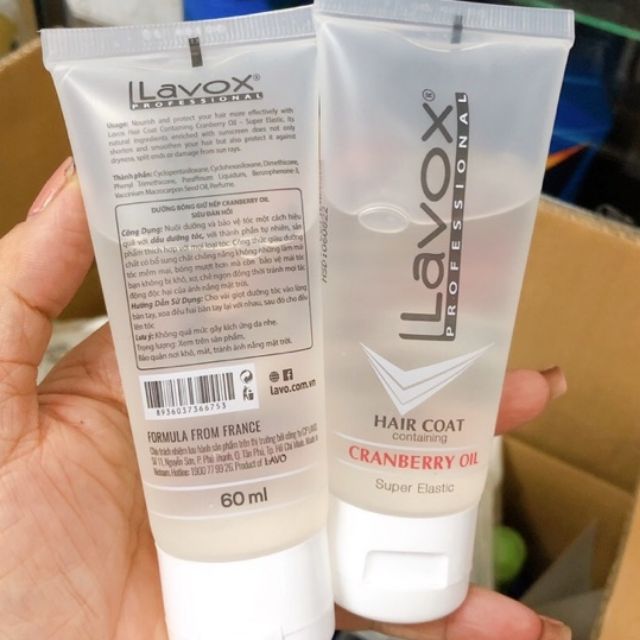 dầu dưỡng tóc Lavox Hair Coat With Sunscreen 60ml