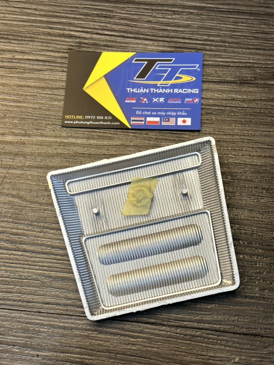 Logo mặt nạ Sport 110 - Xipo - RG110 (chữ bạc)