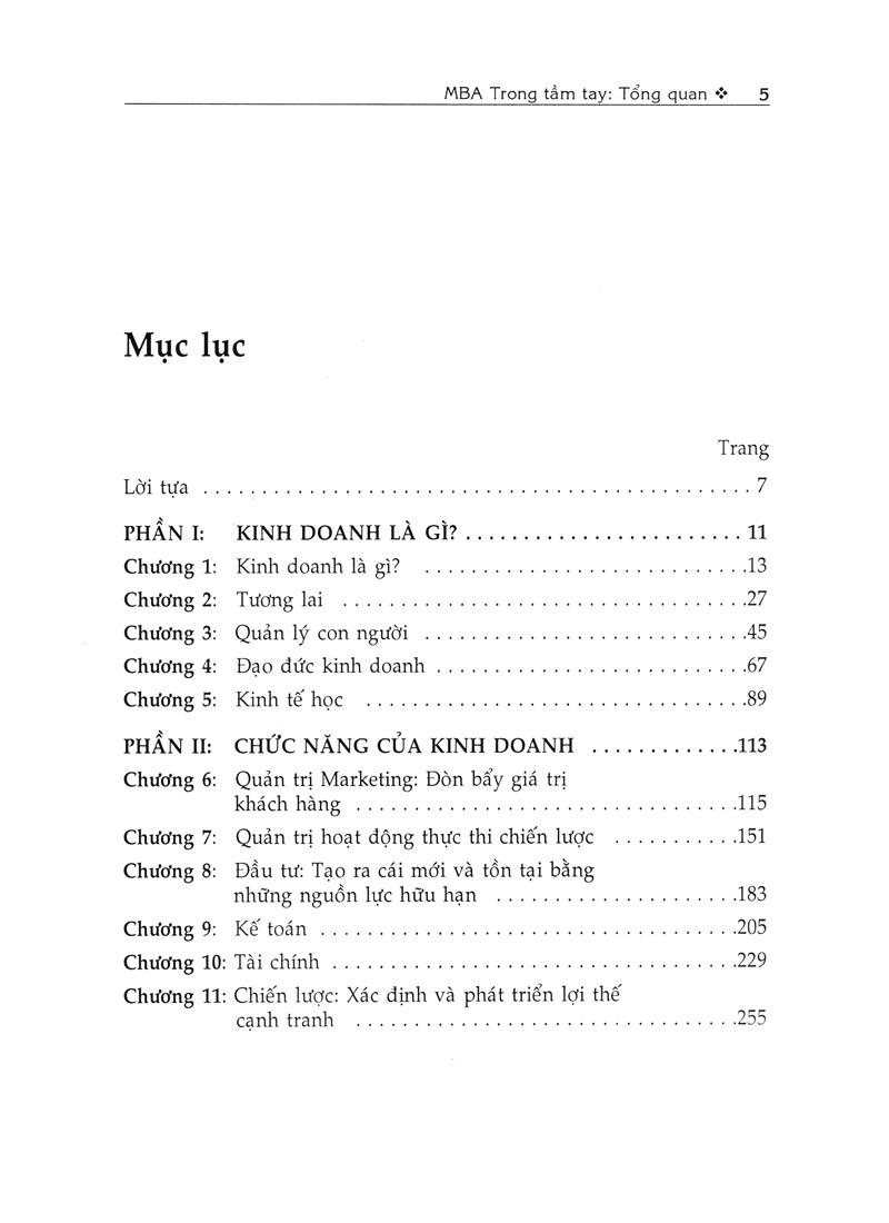 MBA Trong Tầm Tay - Tổng Quan