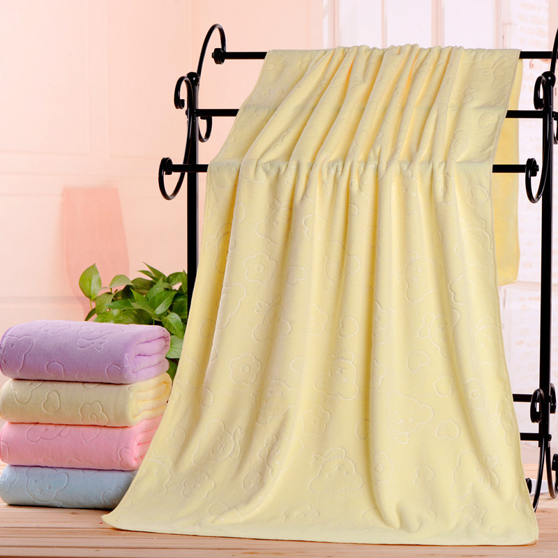 Set of 2 cotton bath towel Super absorbent cotton suction size 140x70 cm [áo towel tắm towel toothpick size lớn towel tắm strapless toàn body towel tắm nhật towel tắm lớn towel tắm 1m4 Khan triangle]