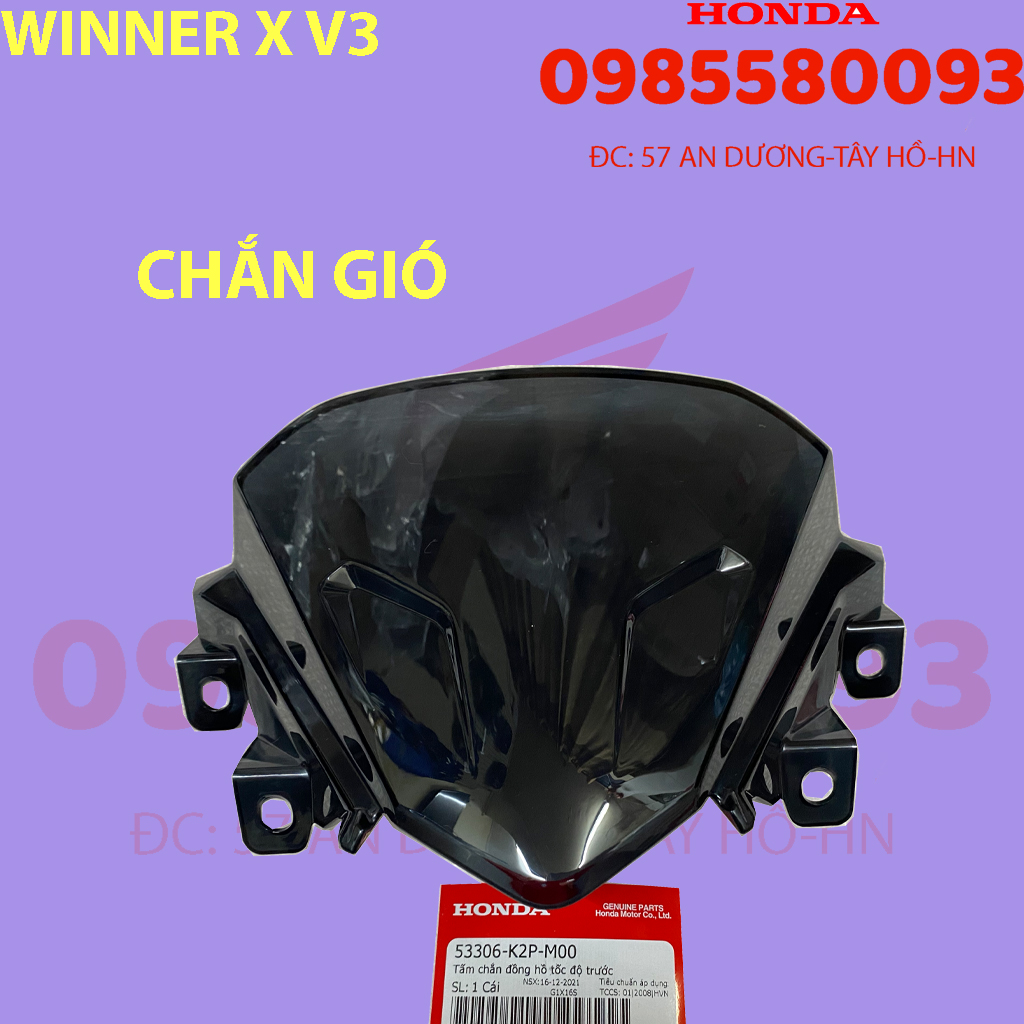Bộ đầu đèn và đế nạ Winner X V3