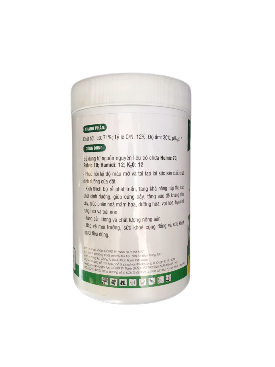 Phân hữu cơ HUMIC USA 1KG - 700gram