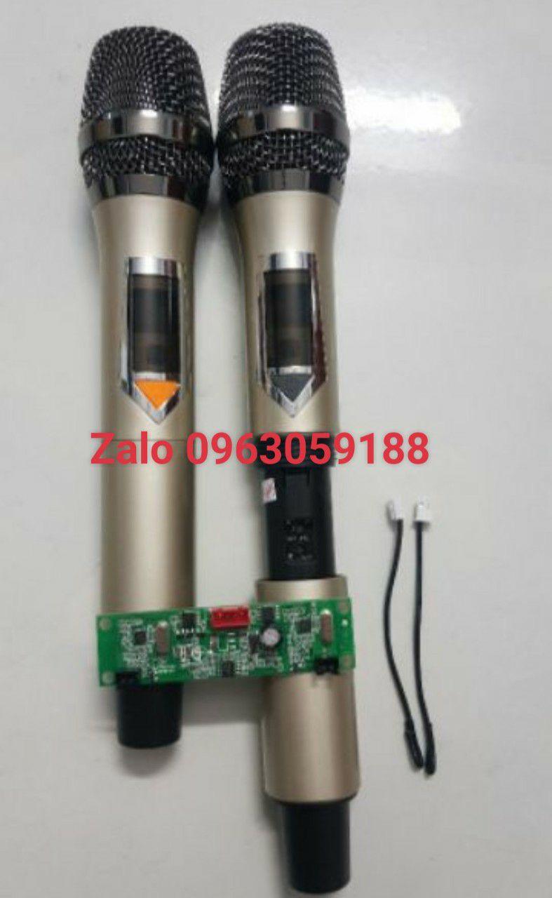 Mic không dây giành cho loa kéo - 1 cặp - Set tần số