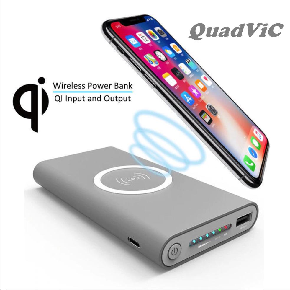 Giá Bộ Sạc Dự Phòng Đa Năng Sạc Không Dây Cao Cấp Qi 20000 mAh Powerbank N127