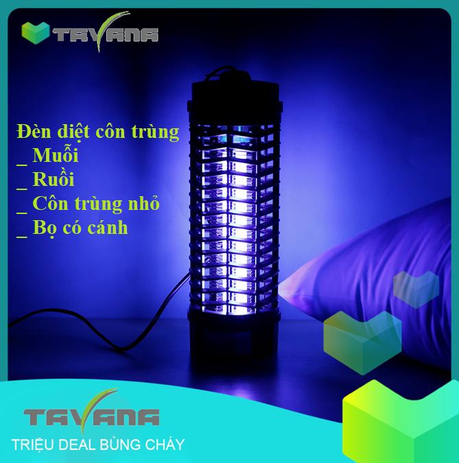 Đèn Ngủ Diệt Muỗi Và Côn Trùng Nanolight IK-002 (Đen)