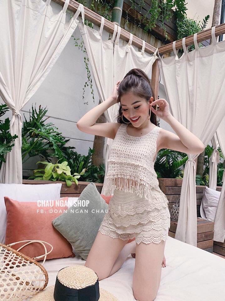 Set ren hoa tua rua đi biển
