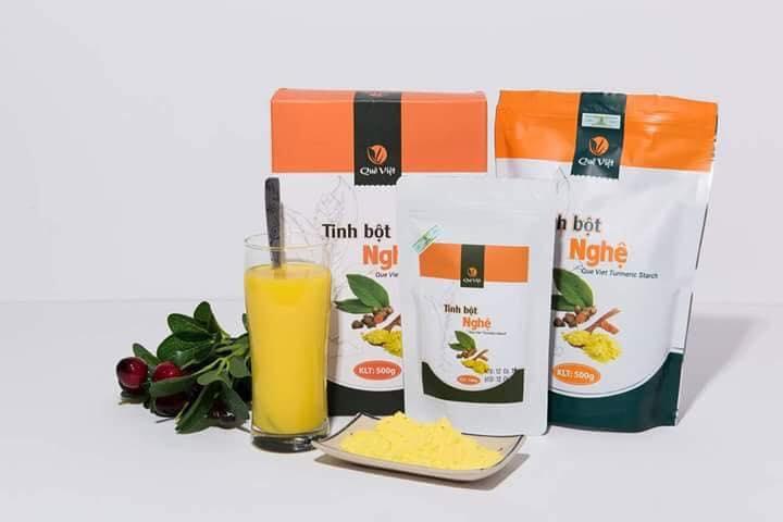Tinh bột nghệ Quê Việt - 500gr