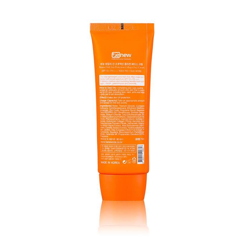 [HCM]Kem chống nắng dành cho da mặt Benew Daily Sun Protection Collagen Face Cream 70ml