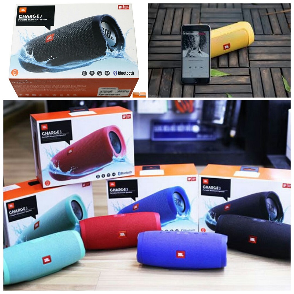 Loa Bluetooth Không Dây AUDIO MALL Charge 3 Mini Vỏ Nhôm Nghe Nhạc Hay, Âm Thanh Chất Lượng, Hỗ Trợ Cắm Thẻ Nhớ Tf, Usb - Hàng Chính Hãng