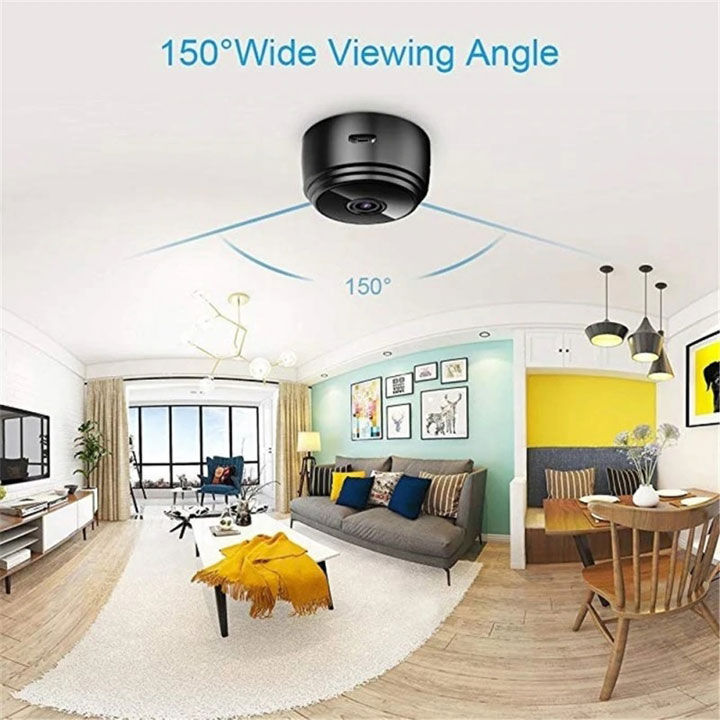 [ BH 24 Tháng - NEW 2022 ] Camera Mini 4K Kết Nối Điện Thoại, Camera Giám Sát,  Máy Quay WIFI IP Mini HD 1080P Máy Quay An Ninh Gia Đình Không Dây, Quay Phim, Ghi Âm, Chụp Hình Chất Lượng Cao