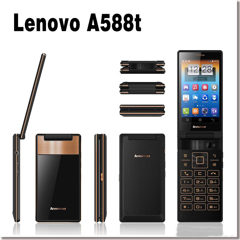 Điện thoại cảm ứng kiểu dáng nắp gập Lenovo A588T độc đáo