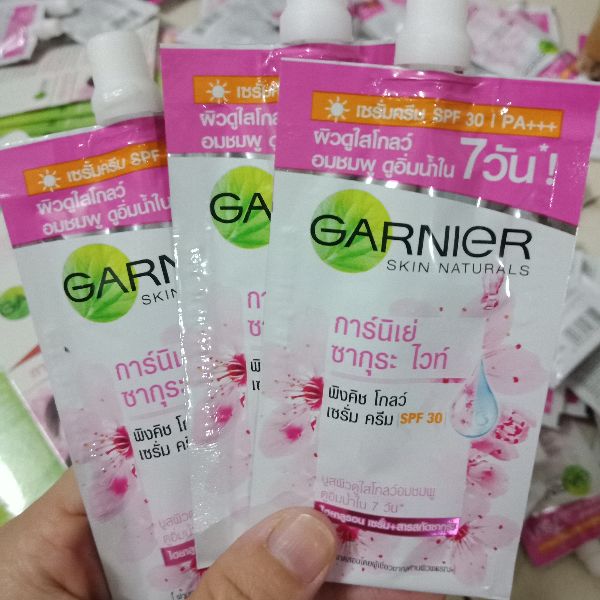 [Chính Hãng 100%] Hộp 6 gói Garnier HỒNG dưỡng da