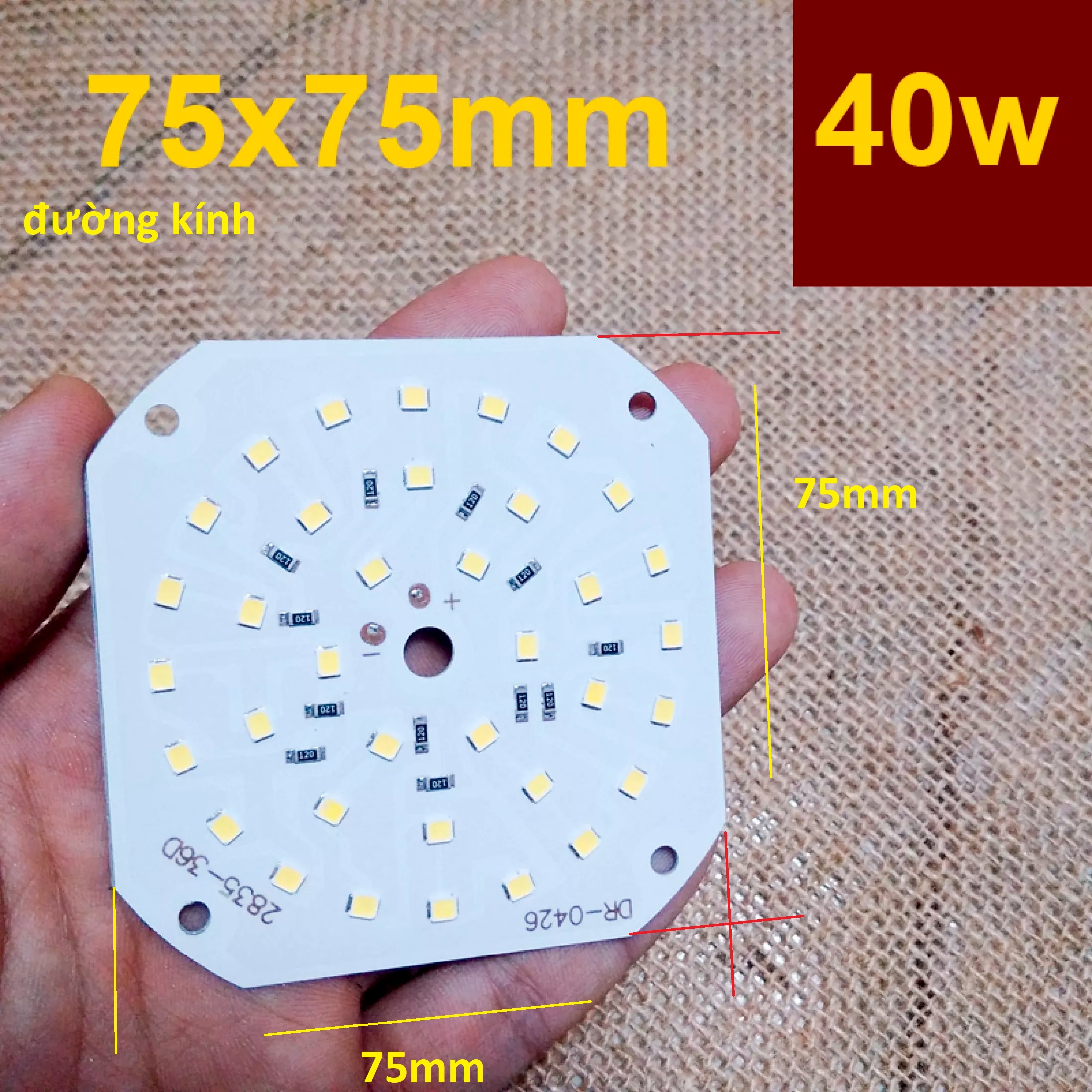 Chip LED 12V Sáng Trắng 10w-20w-30w-40w