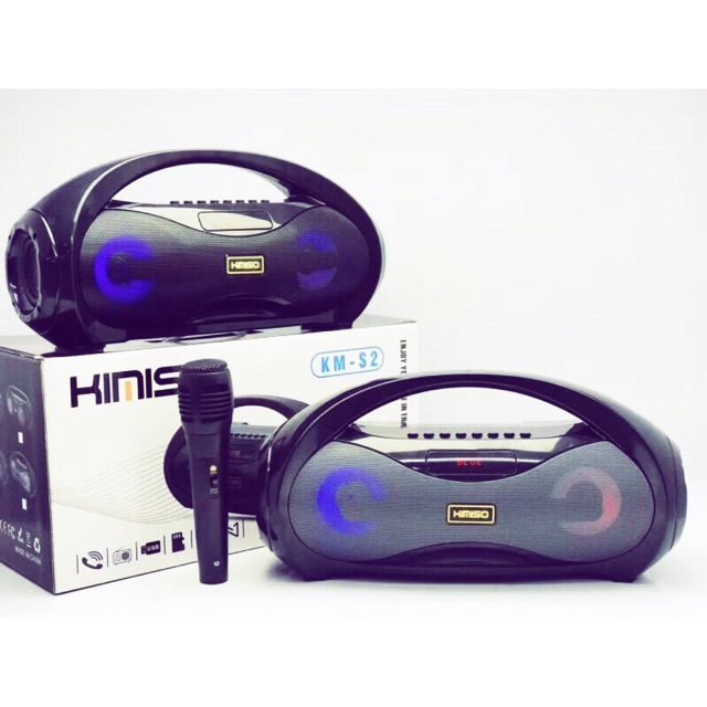 Bluetooth speaker kimiso km-s1-Gift 1 micro-2 bass strong, singing karaoke pole or