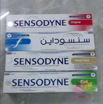 [Freeshipmax] Kem đánh răng Sensodyne Giảm ê buốt Ngừa sâu răng giúp trắng răng 100ml Hàng Thái Lan