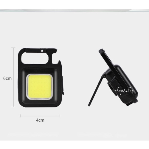 Đèn Pin Móc Khóa Mini Siêu Sáng Đèn LED COD Mini Bỏ Túi Sạc Type C