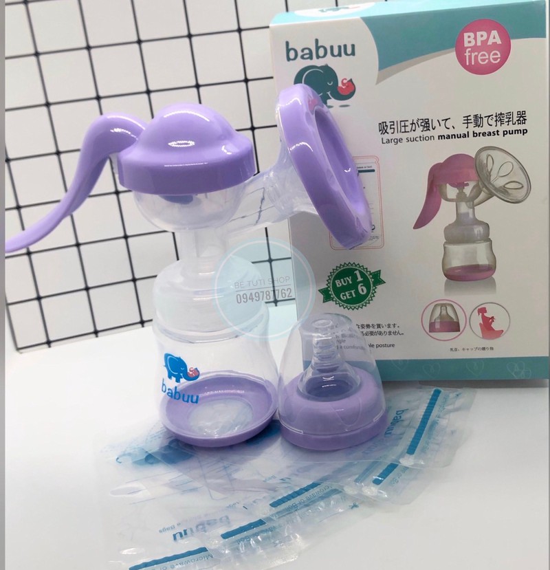Máy hút sữa bằng tay Babuu