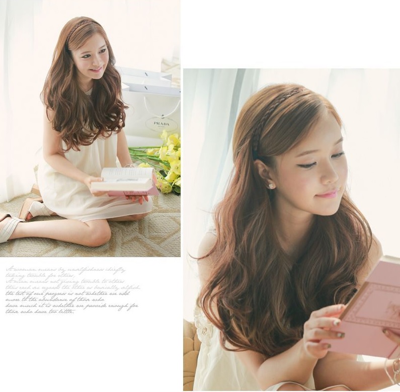 Băng đô nữ tóc giả dây chun, tóc giả băng đô BD03 😍FREESHIP😍 bím tóc giả, bờm tóc giả thời trang