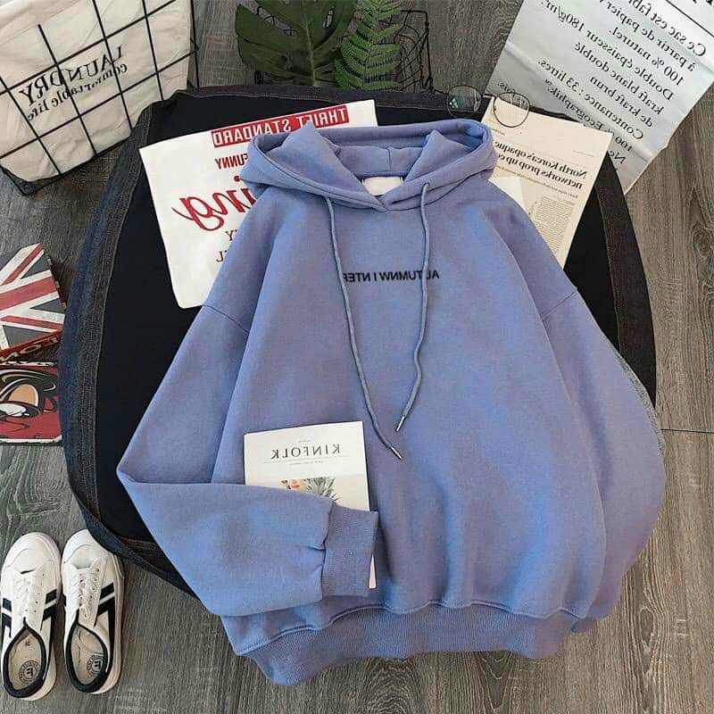 ÁO HOODIE NAM NỮ NÓN LIỀN FORM RỘNG CÓ TÚI IN CHỮ NHIỀU MÀU ÁO XINH ĐI HỌC ĐI DẠO