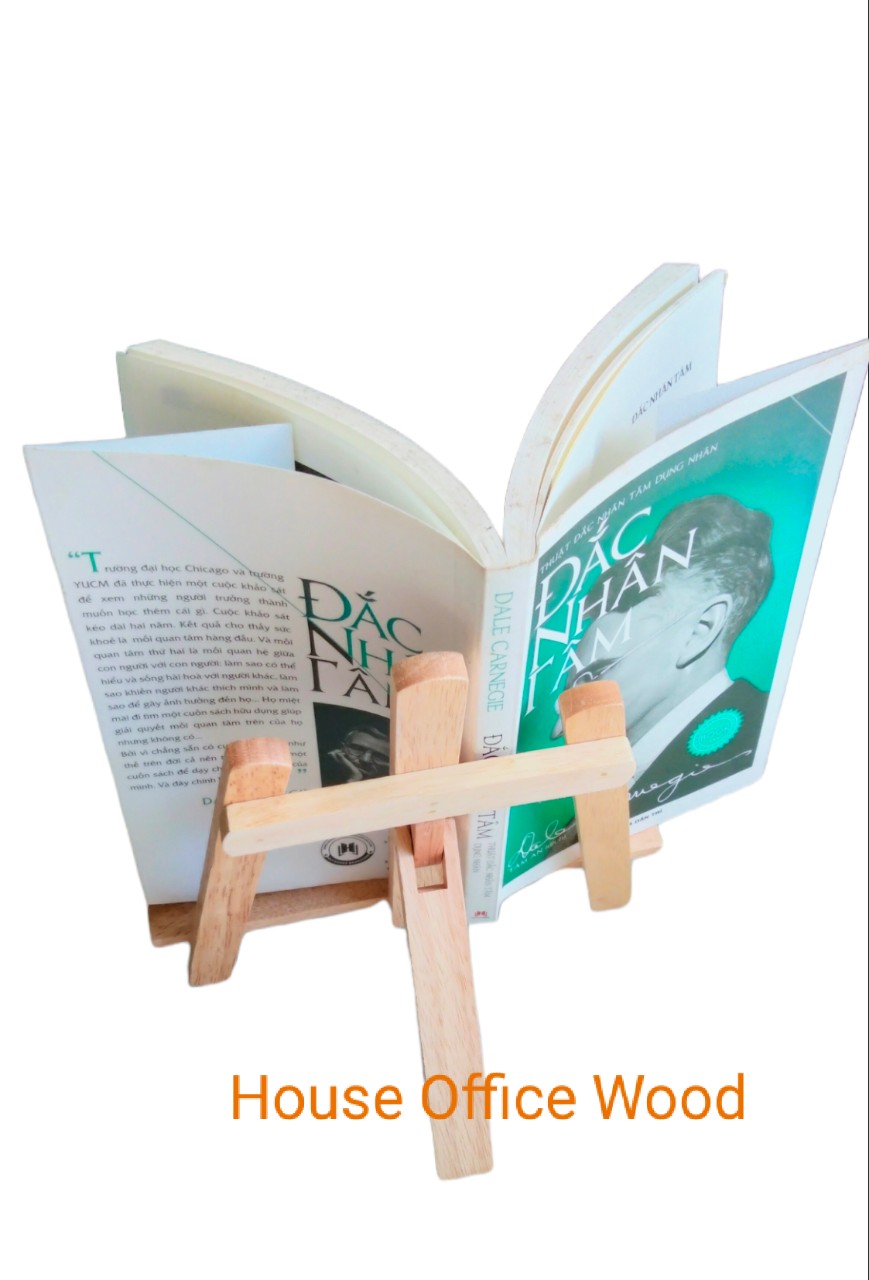 Giá đỡ/kệ đọc sách để bàn bằng gỗ. Giá đọc sách