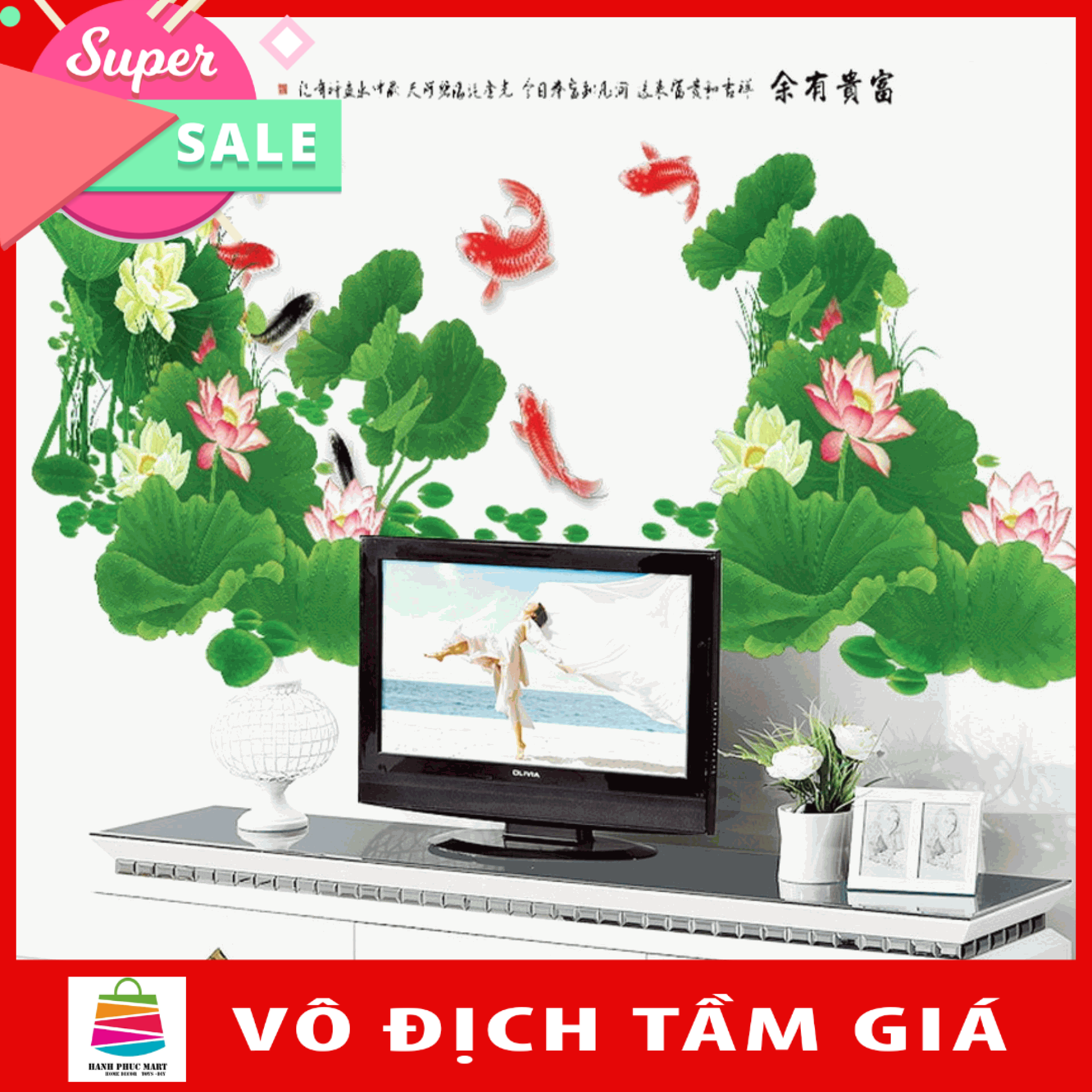 Decal dán tường AO SEN