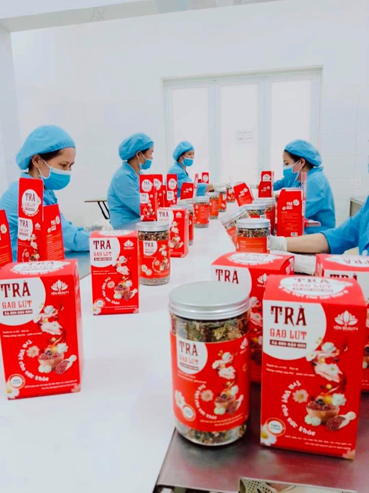 [HCM]TRÀ GẠO LỨT XẠ ĐEN  ĐẬU ĐEN
