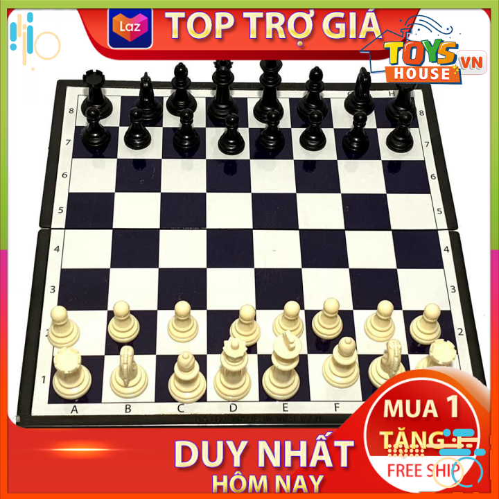 Đồ chơi giáo dục board games sato cờ vua quốc tế có nam châm cho bé từ 3 tuổi