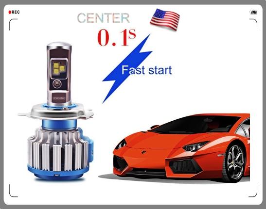 Đèn pha led chân H4 T1 Turbo New Model [ Bảo hành 6 tháng ]