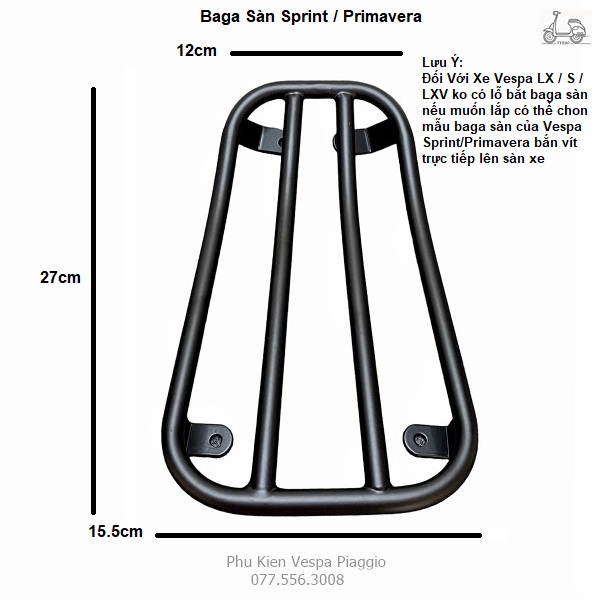 Baga sàn Vespa Sprint Primavera GTS GTV