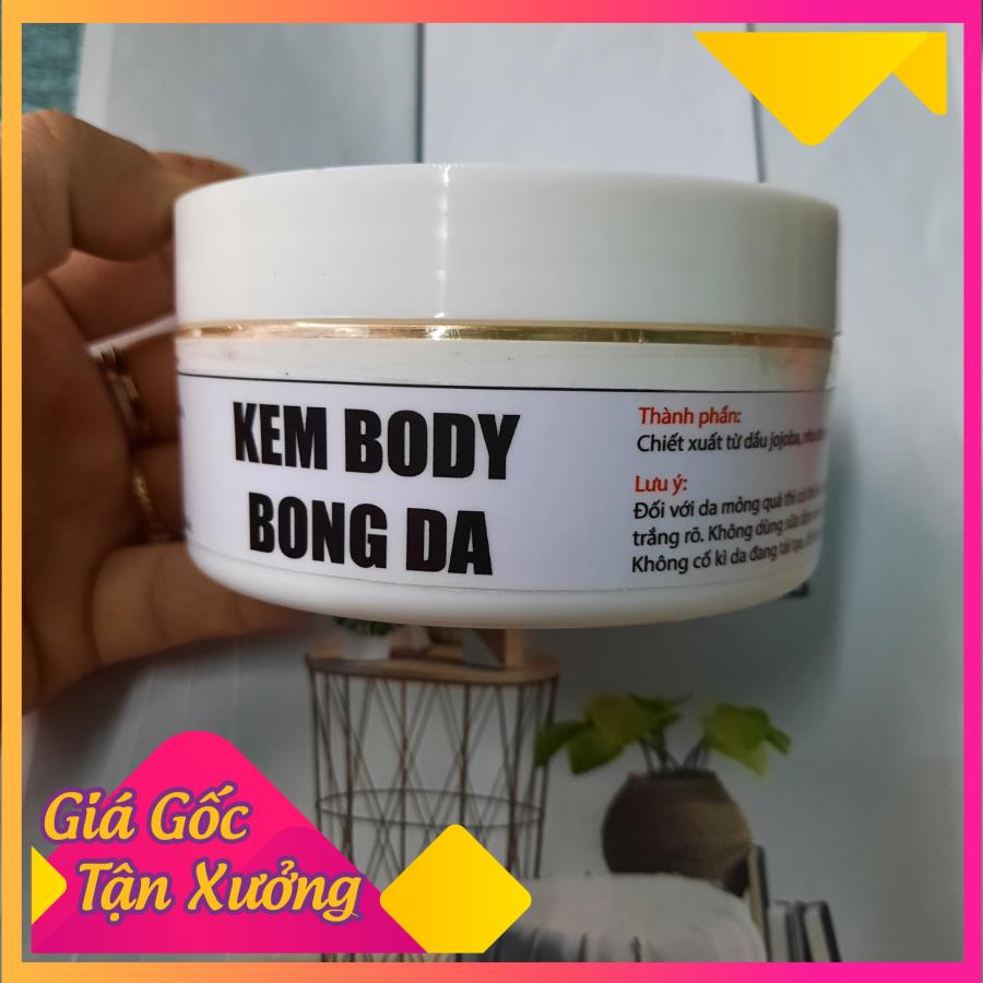Tặng kèm bột thảo dược tẩy tế bào toàn thân , Kem body bong tái tạo toàn thân thách thức mọi lan da chai lỳ đen sạm