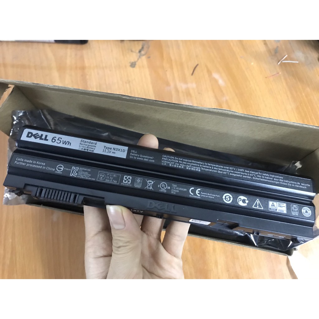 Pin Laptop Dell (Original) Latitude E6540 E6440 E5530 E5430 E6520 E6420 N3X1D New Battery