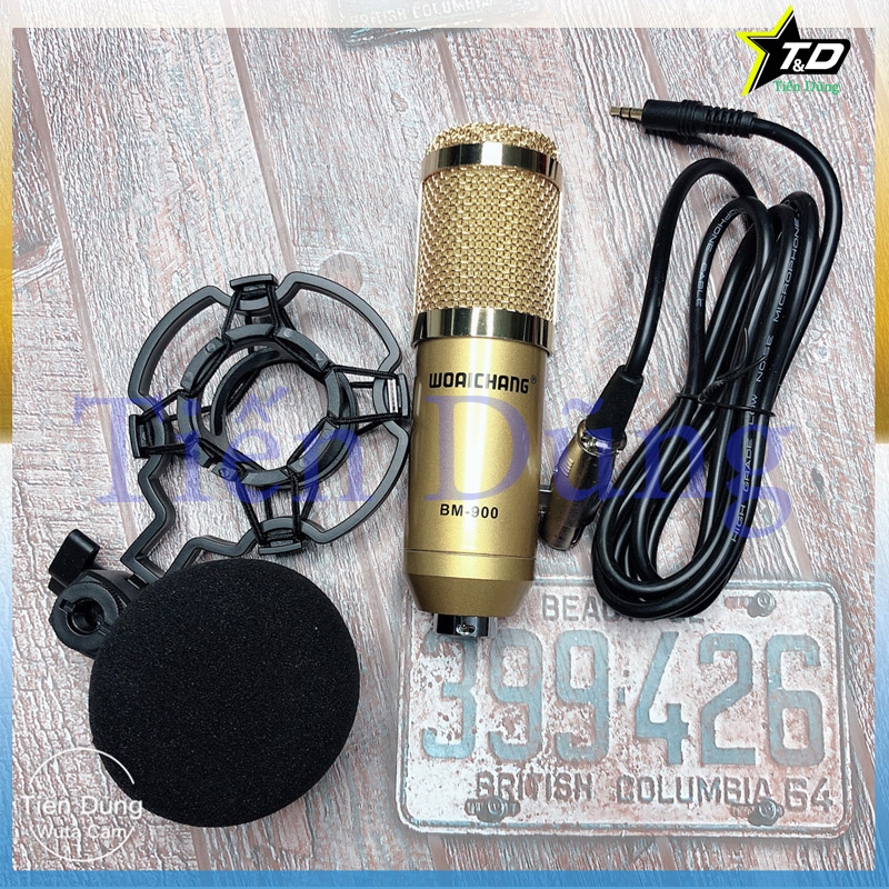 Bộ Mic thu âm bm900 sound card k300 dây livestream chế - Trọn bộ thu âm sound card k300 hỗ trợ autu tune bluetooth