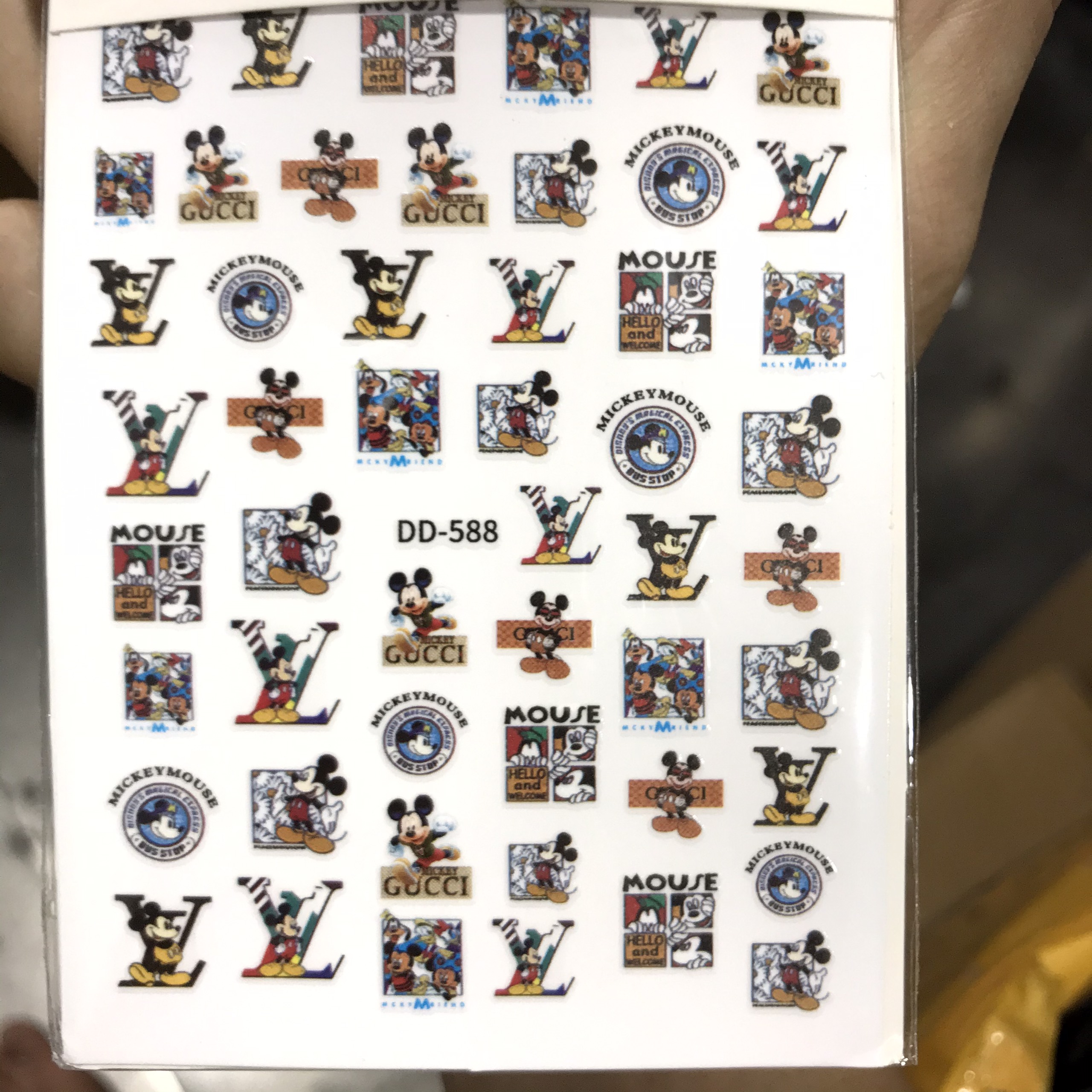 Sticker dán móng tay nail thương hiệu siêu đẹp - sinailmi