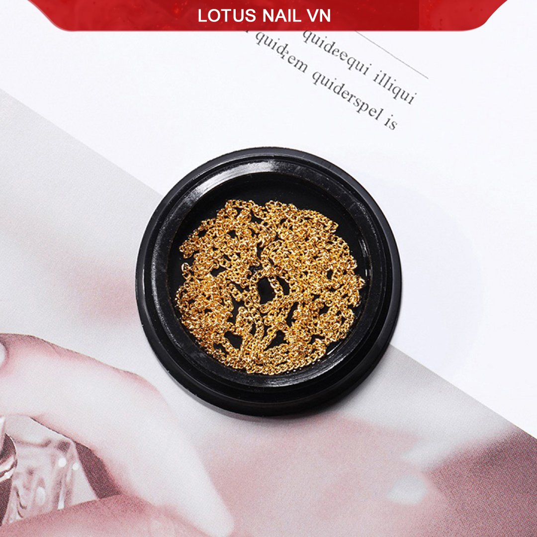 Xích nail, xích trang trí móng nhiều màu