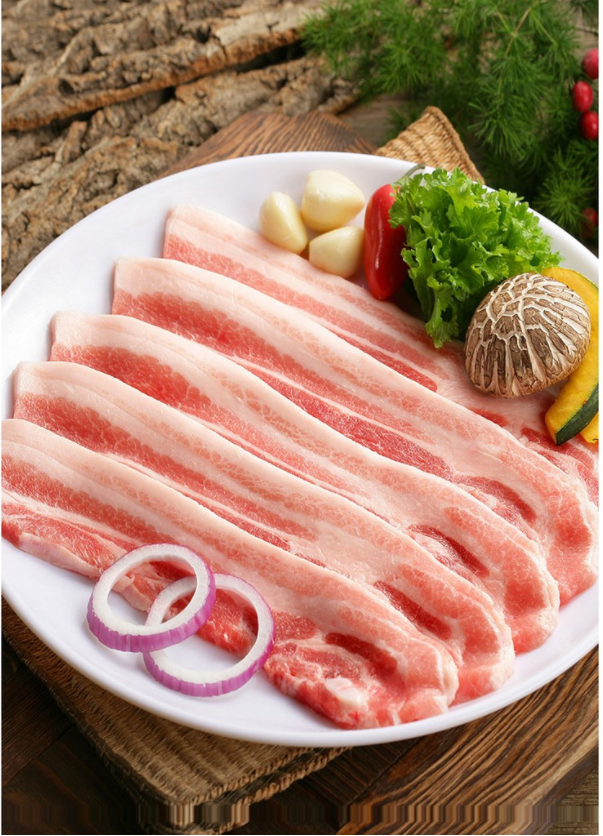Thịt ba rọi xông khói gói 500g
