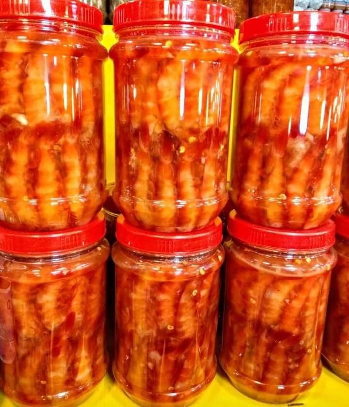 - mắm chua-mắm tép-mắm tôm nguyên con hộp 600g loại 1 tôm lớn - shop bán hàng thái lan chính hãng