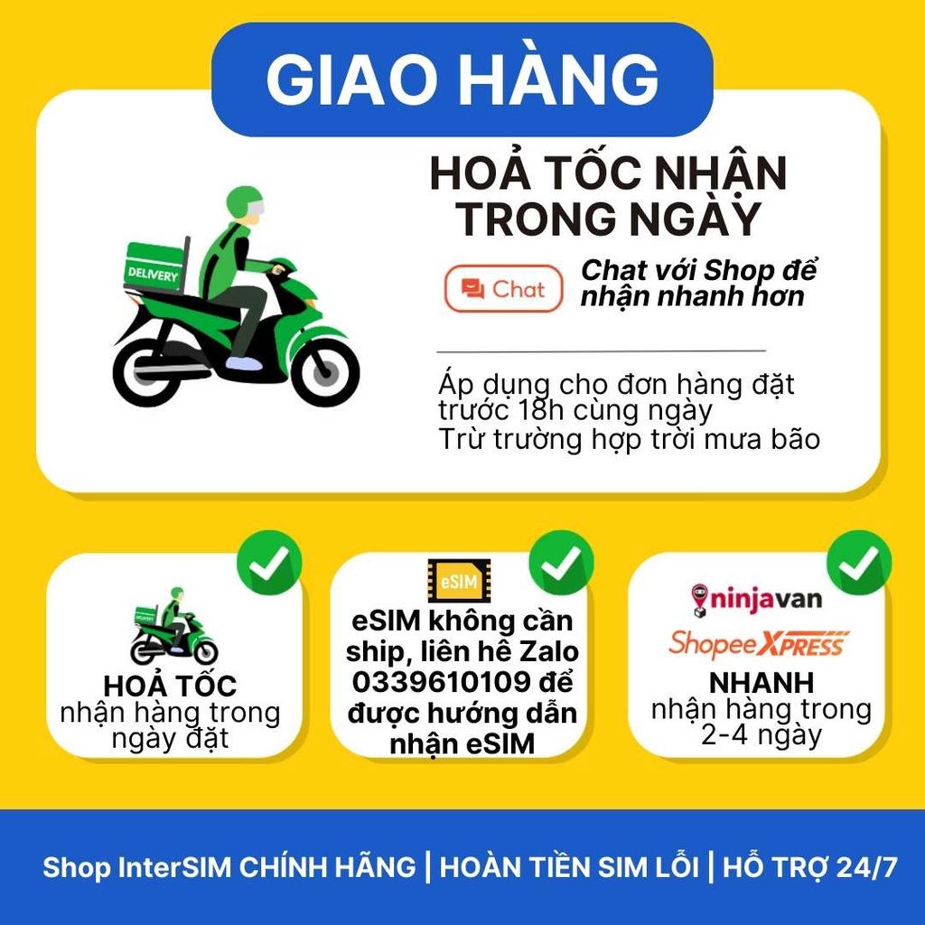 【Sim du lịch Indonesia】【Nhà mạng XL】【Internet tốc độ cao 4G / 5G】Sim Du Lịch InterSIM giao hoả tốc từ HCM