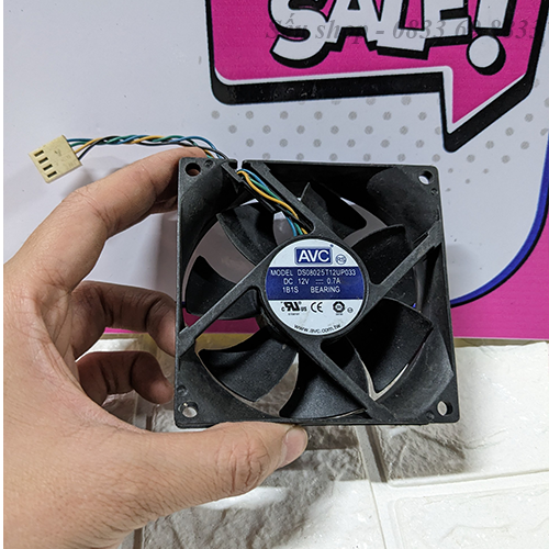 Fan - quạt tản nhiệt Avc 8cm 0.7a dày 2.5cm