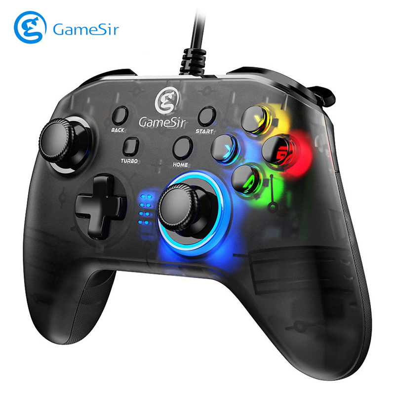 Tay cầm chơi game có dây cho PC Gamesir T4W - Hỗ trợ rung full