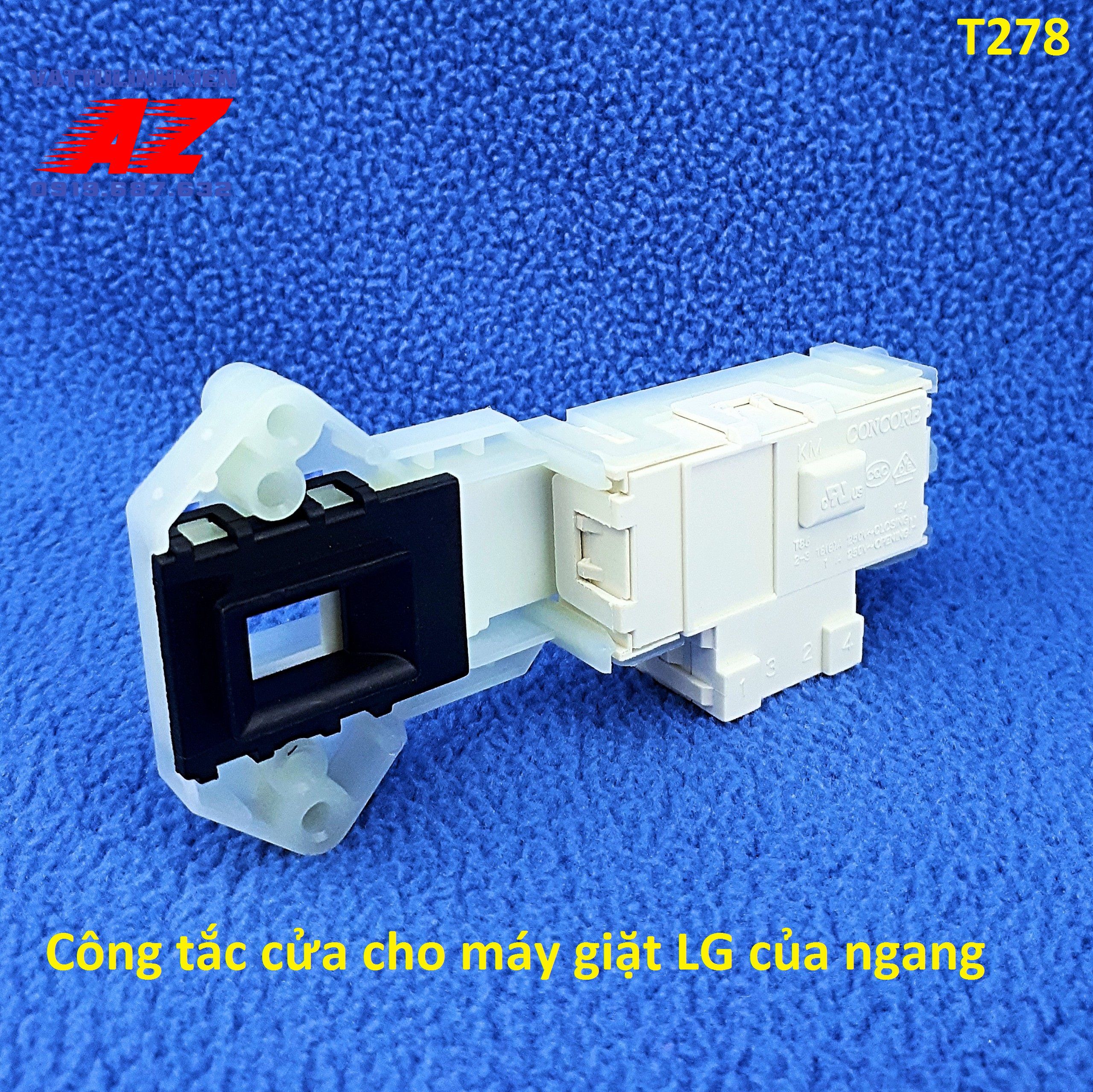 Khóa cửa dùng cho máy giặt LG cửa ngang - 3 chân