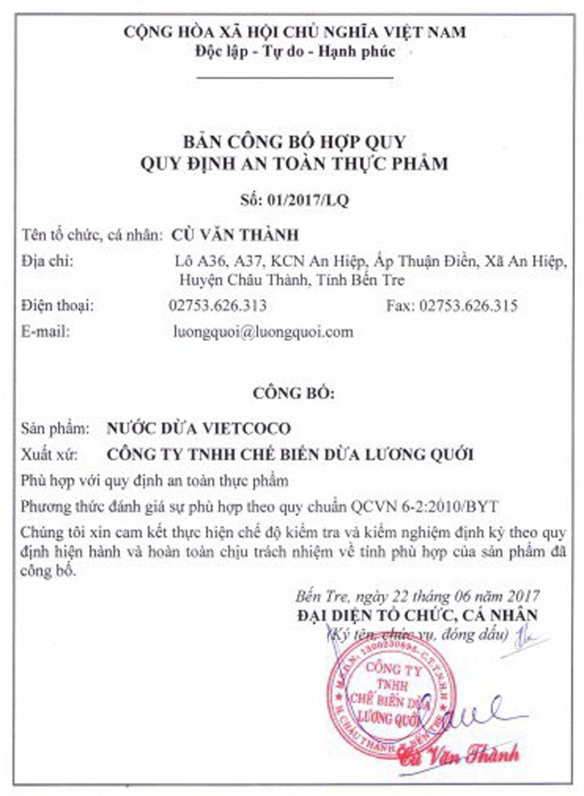 Dầu Dừa Nguyên Chất Organic - Tinh Khiết Vietcoco : chai pet 1 lít