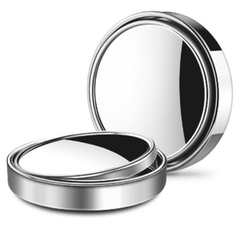 Bộ 2 Gương Cầu Lồi Có Viền Gắn Gương Chiếu Hậu Ô Tô, Xe Hơi (chất liệu : thủy tinh cao cấp)