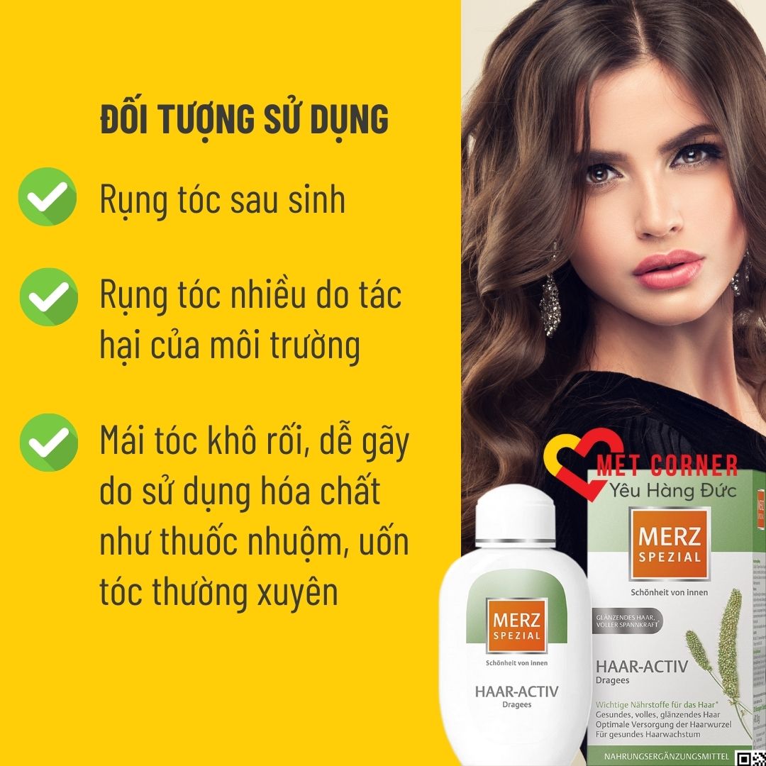 Merz Special Hair-Active Dragees chăm sóc tóc  xách tay Đức